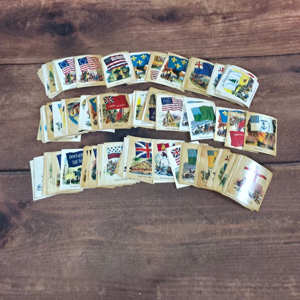 National Flag Foundation Stickers 1976 Lot OS Multicolor Good Bicentennial
